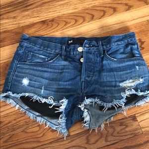 Super cute, cheeky denim shorts!! 3x1 brand.